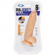 8" Dual Density Real Touch Thick With Realistic Painted Veins and Balls - White Image