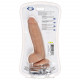 8" Dual Density Real Touch Thick With Realistic Painted Veins and Balls - Tan Image