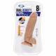 8" Dual Density Real Touch Thick With Realistic Painted Veins and Balls - Tan Image