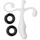 Prostate Stimulator Kit White W/c Rings Image