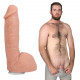 Signature Cocks - Girthmasterr - 8.5"  With Removable Vac-U-Lock Suction Cup - Vanilla Image