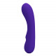 Matt Super Soft Silicone Vibrator - Purple Image