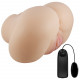 Luna Realistic Vagina and Ass Vibrator - Light Image