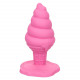 Naughty Bits Yum Bum Ice Cream Cone Butt Plug - Pink Image