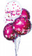 Bachelorette Party Foil Balloons 9 Pack Assorted  Colors Image