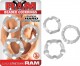Ram Beaded Cockrings - Clear Image